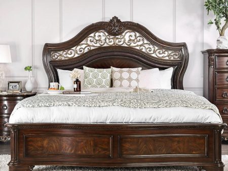 Menodora Brown Cherry Cal.King Bed Online