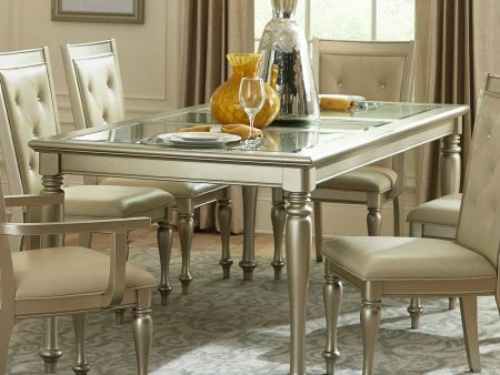 Celandine Dining Table in Silver 1928-78NG Online Hot Sale