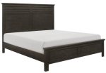 Blaire Farm Queen Panel Bed in Saddle Brown Wood 1675-1* For Cheap