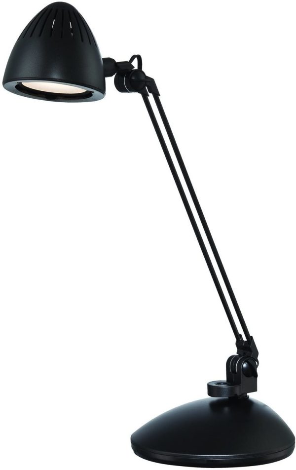 22 H Donati 1-Light LED Desk Lamp Black Online Hot Sale