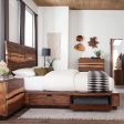 Winslow Storage Queen Bed Smokey Walnut and Coffee Bean Online