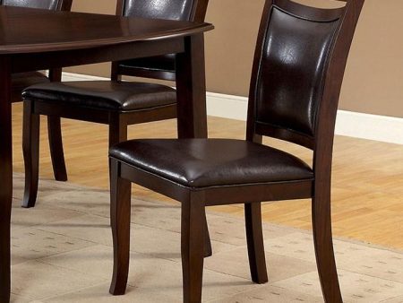 Woodside Dark Cherry Espresso Side Chair (2 CTN) Hot on Sale