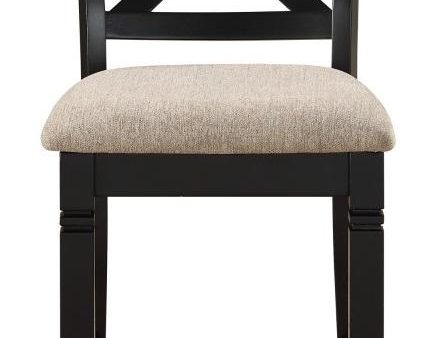 Baywater Counter Height Chair in Black (Set of 2) For Cheap