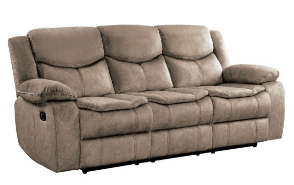 Bastrop Double Reclining Sofa in Brown 8230FBR-3 Online