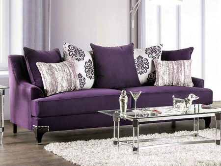 Sisseton Purple Sofa Cheap