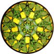 20 H Knotwork Trance Medallion Window on Sale