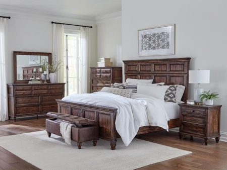 Avenue 5-piece Queen Bedroom Set Weathered Burnished Brown For Cheap