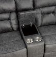 Madrona Hill Double Reclining Loveseat in Gray 9989GY-2 Online now