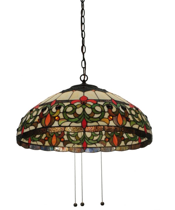 22 W Creole 3-Light Pendant Brown Online now