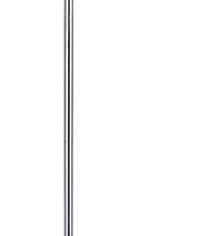 58 H Durango  1-Light Floor Lamp Polished Silver For Discount