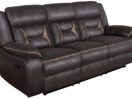 Greer Upholstered Tufted Back Motion Sofa Online Hot Sale