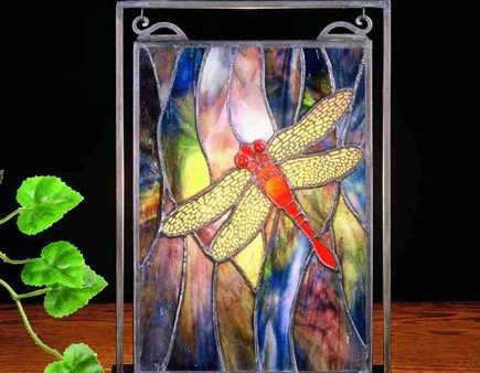 11 H x 10 W Dragonfly Mini Window and Display Hot on Sale