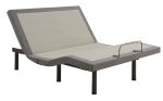 Clara California King Adjustable Bed Base Grey and Black Online Sale