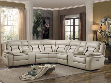 Amite 7pc Sectional Sofa in Beige Fashion