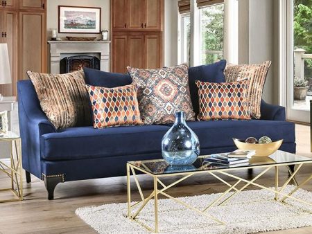 Sisseton Navy Sofa For Cheap