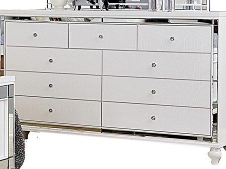 Alonza 9 Drawer Dresser in White 1845-5 Online