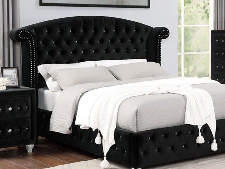 ZOHAR E.King Bed, Black Online