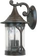 16 H Canyon Lake 3-Light Outdoor Wall Sconce Chestnut For Discount