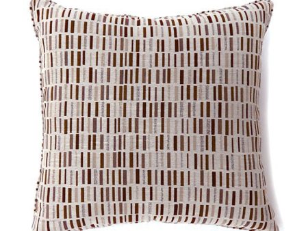 Pianno Brown 18  X 18  Pillow, Brown (2 CTN) Cheap