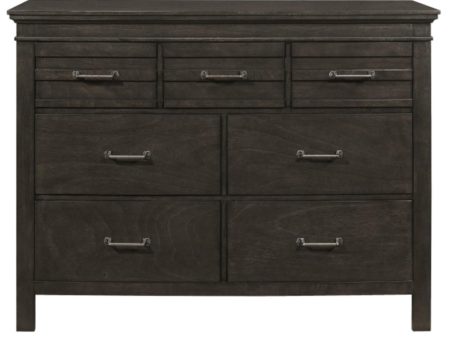 Blaire Farm Dresser in Saddle Brown Wood 1675-5 Cheap