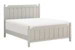 Wellsummer Full Panel Bed in Gray 1803GYF-1* For Discount