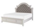 Baylesford King Upholstered Panel Bed in Antique White 1624KW-1EK* Discount