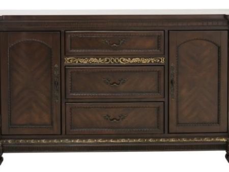 Russian Hill Buffet Server in Cherry 1808-55 Online Hot Sale