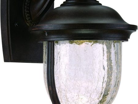 14 H Sheffield LED Outdoor Wall Lantern Mystic Bronze Hot on Sale