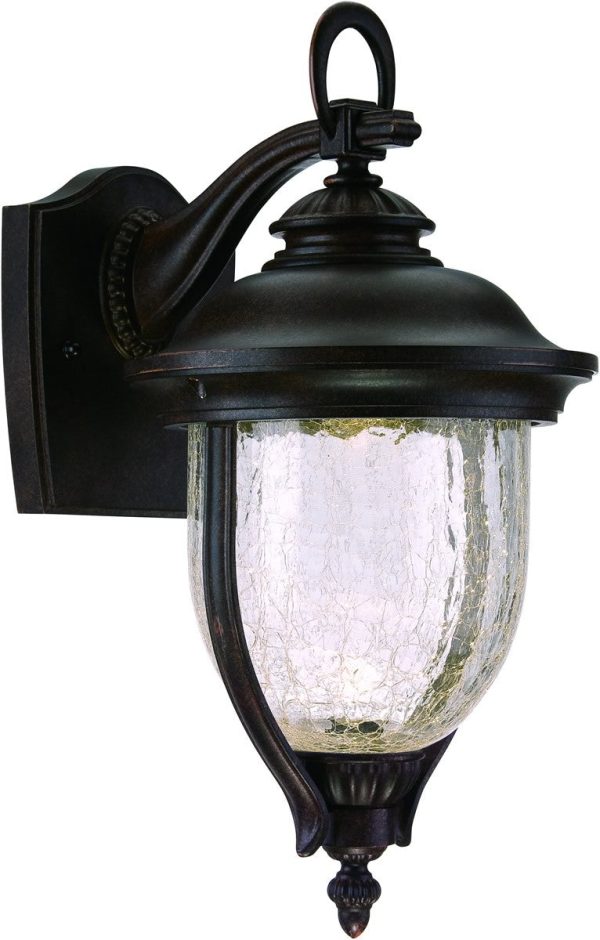 14 H Sheffield LED Outdoor Wall Lantern Mystic Bronze Hot on Sale