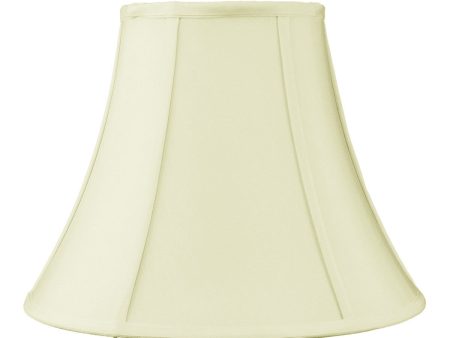 14 W x 11 H Egg Shell Shantung Bell Lampshade on Sale