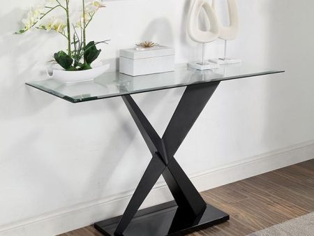 XANTHUS Sofa Table, Black Supply