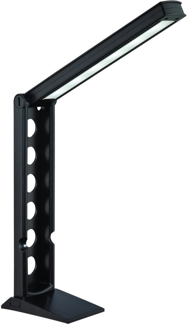 22 H Galtem 1-Light LED Desk Lamp Black For Cheap