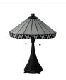 23 H Checkerboard  Tiffany Table Lamp Online Hot Sale