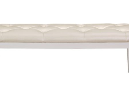 Allura Bed Bench in White 1916W-FBH Cheap