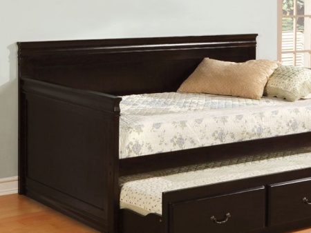 SAHARA Espresso Daybed w  Twin Trundle, Espresso on Sale