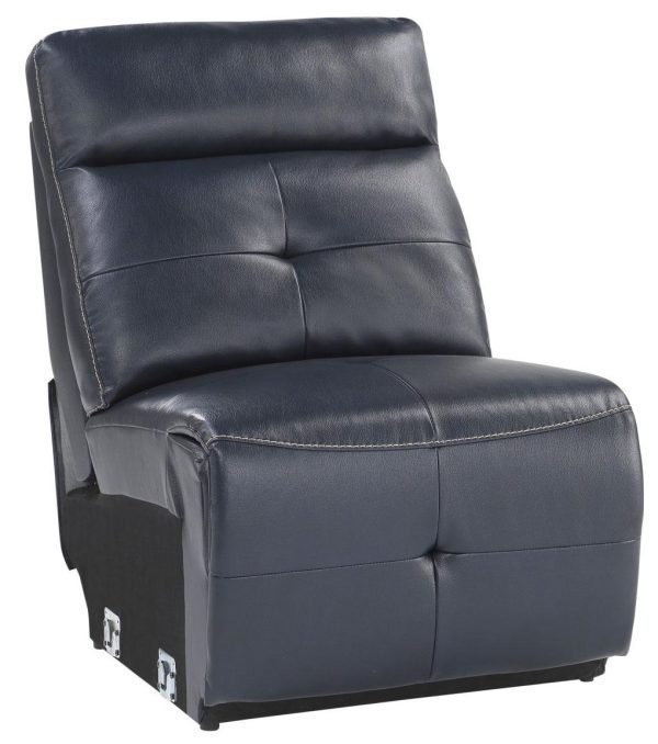 Avenue Armless Chair in Navy 9469NVB-AC Cheap