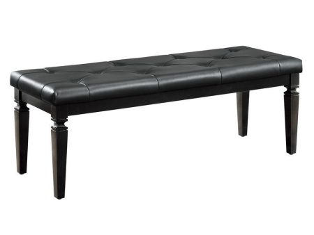 Allura Bed Bench in Black 1916BK-FBH For Discount