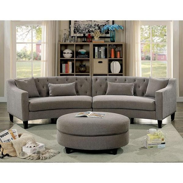 SARIN Warm Gray Sectional Cheap