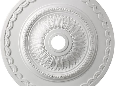 30 W Brookdale Ceiling Medallion White Online now