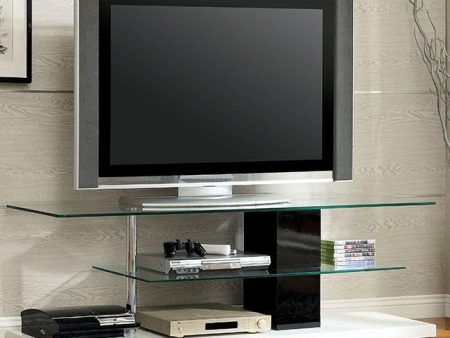 Neapoli Black White 63  TV Console Hot on Sale