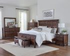 Avenue 5-piece Eastern King Bedroom Set Weathered Burnished Brown For Cheap