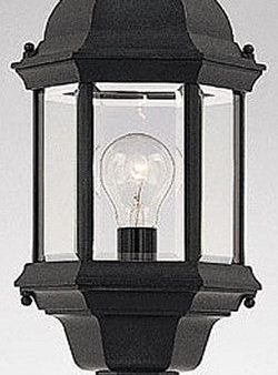 20 H Devonshire Outdoor Post Lantern Black Online now