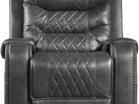 Putnam Swivel Glider Reclining Chair in Gray 9405GY-1 For Cheap