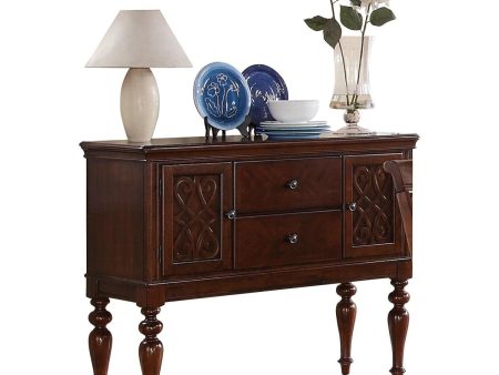 Creswell Server in Dark Cherry 5056-40 Hot on Sale