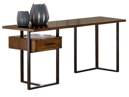 Sedley Return Desk with One Cabinet, Reversible in Walnut 5415RF-16* For Discount