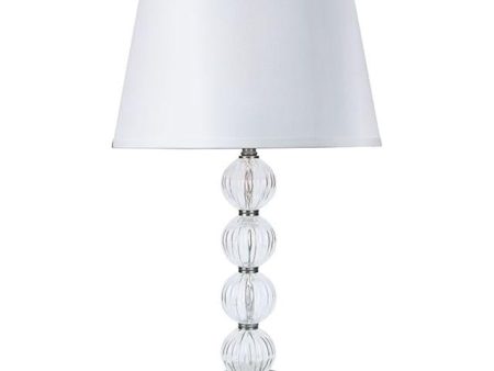 Oona Silver Clear 30 H Table Lamp (2 CTN) on Sale