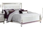 Alonza Queen LED Panel Bed 1845LED-1 Sale