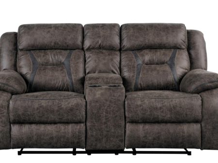 Madrona Double Reclining Loveseat in Dark Brown 9989DB-2 Hot on Sale