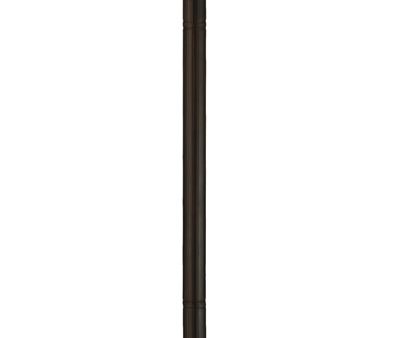 61 H Belvidere  3-Light Tiffany Floor Lamp Brown Online Hot Sale