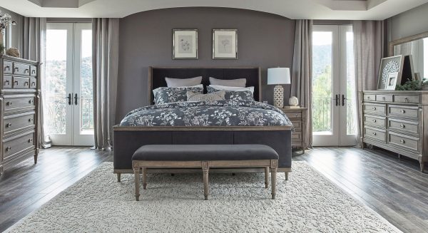 Alderwood 5-piece Eastern King Bedroom Set French Grey Online now